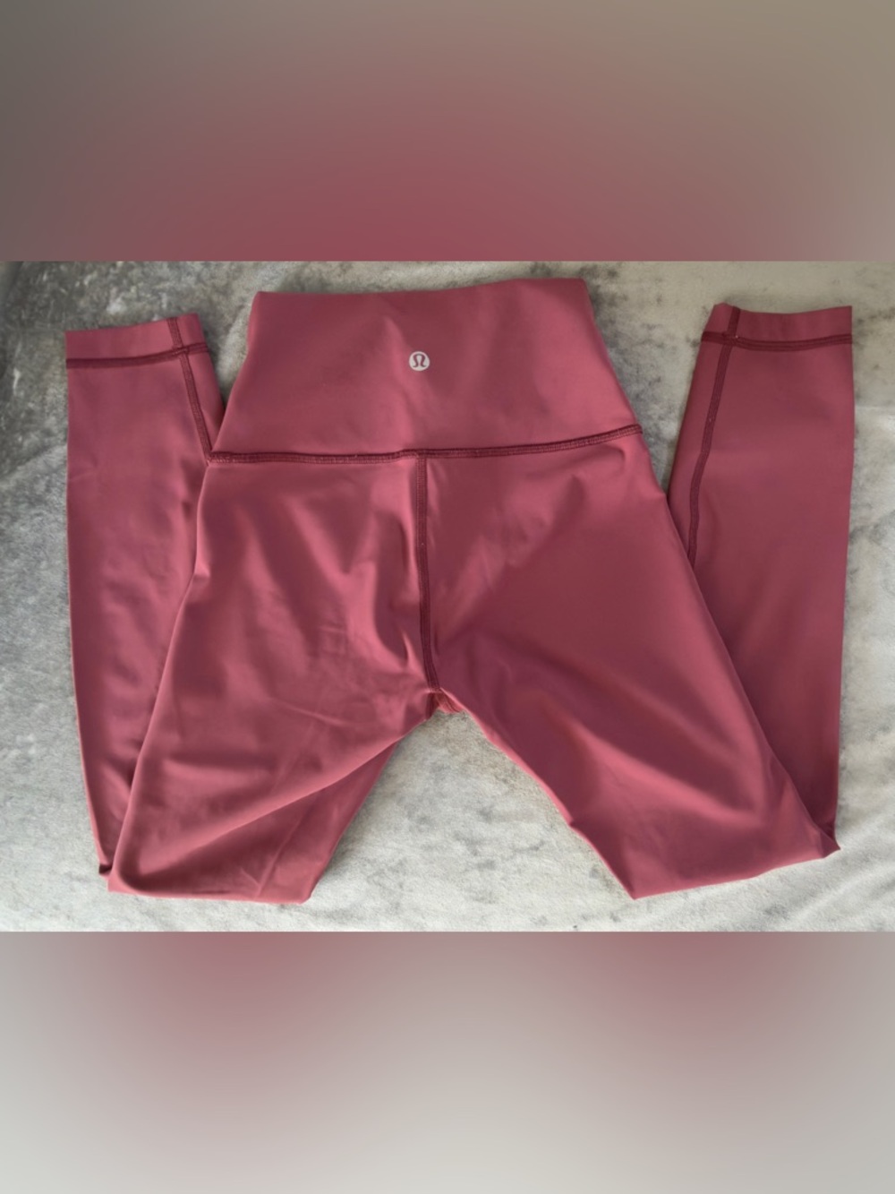 Lululemon Align II High Rise Leggings Size 2 Misty Merlot 25” Buttery Soft - Picture 4 of 11